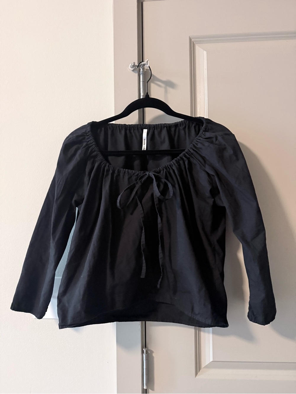 Brooke Callahan Scoop Top in Black - M